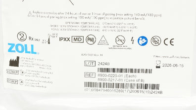 Zoll 8900-0225-01 OneStep CPR A/A Adult Multi-Function Electrodes